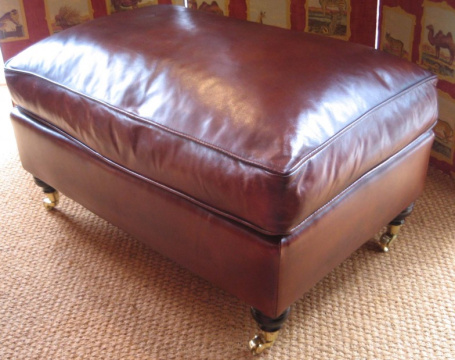 Lansdown Stool in Leather