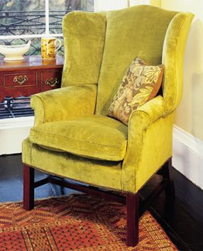 The Georgian Wing Chair in Fabric