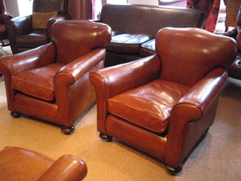 English 1930's Pair of Chairs