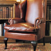 The Queen Anne Wing Chair in Leather