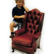 The Queen Anne Child's Chair in Leather