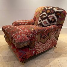 Kilim Upholstered Lansdown Club Chair