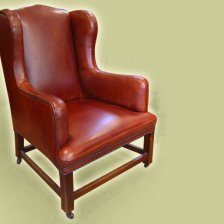 Oak Framed Wing Chair