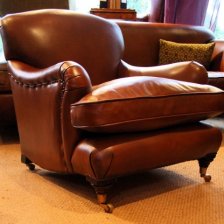 Petit Leather Club Chair