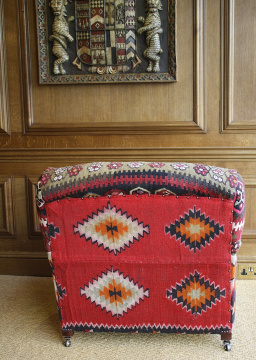 Semi-Antique Kilim Lansdown Chair