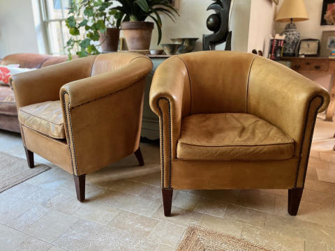 Pair of Vintage Amsterdam Chairs