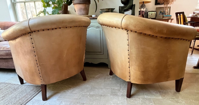 Pair of Vintage Amsterdam Chairs