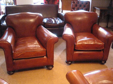 English 1930's Pair of Chairs