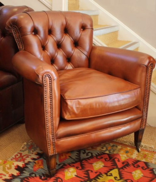 19th Cent. Library Chair
