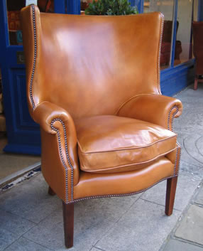The Library Chair in Leather