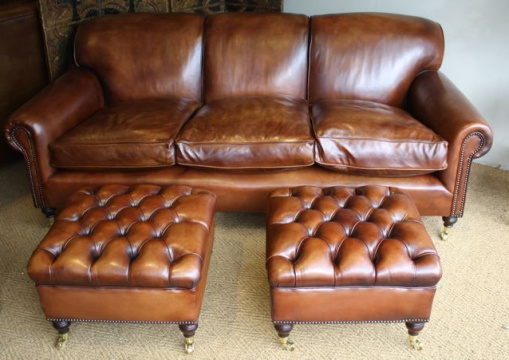 Bespoke Stool in Leather