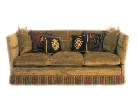 The Three-Seater Knole Sofa in Fabric