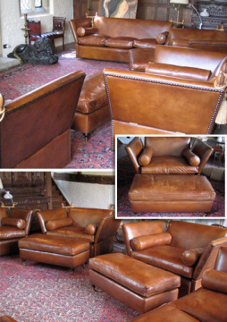 The Knole Sofa in Leather