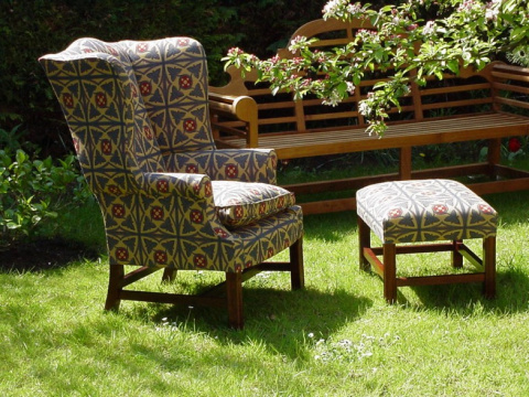 The Georgian Wing Chair in Fabric