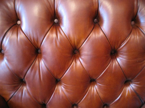 The Buttoned Lansdown Chair in Leather