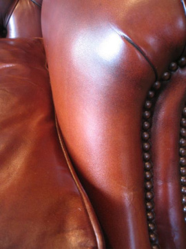 19th Century Buttoned Back Study Chair