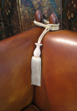 Three-Seater Knole Sofa in Leather