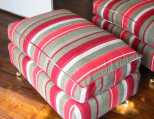 The Lansdown Stool in Fabric