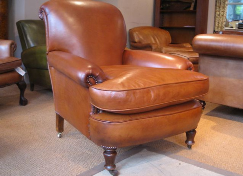 Late Victorian Leather Chair