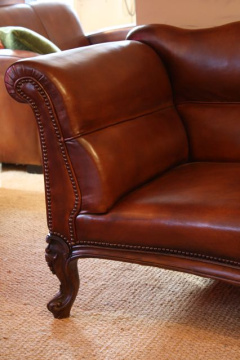 19th Century Camelback Settee