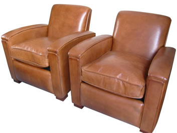 The Deco Chair in Leather