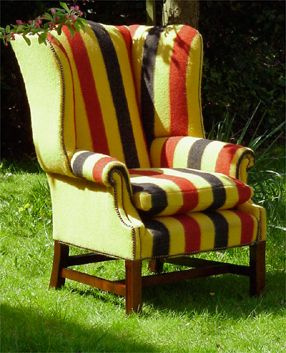 The Georgian Wing Chair in Fabric