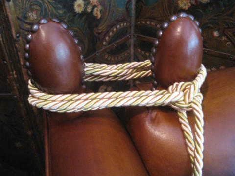 Three-Seater Knole Sofa in Leather