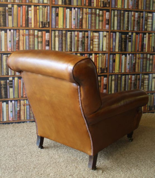19th Century Leather Armchair