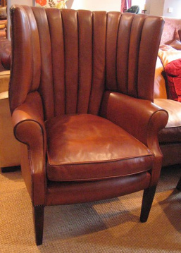 The Library Chair in Leather