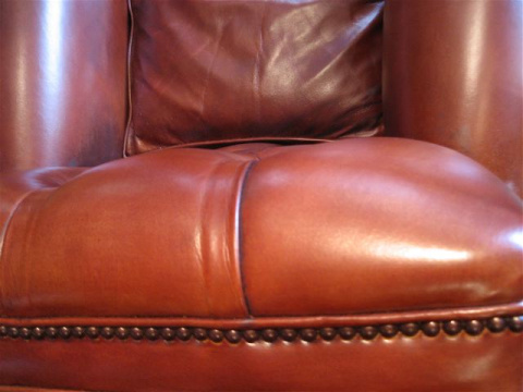 19th Century Buttoned Back Study Chair