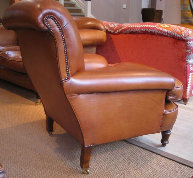 Late Victorian Leather Chair