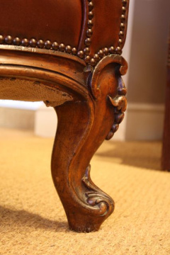 19th Century Camelback Settee