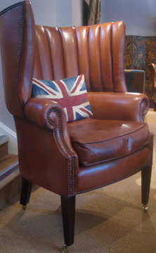 The Library Chair in Leather