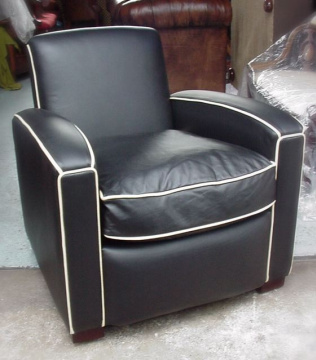 The Deco Chair in Leather