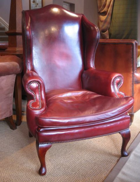 Leather Chairs Of Bath Chelsea Design, Leather Queen Anne Recliner Chairs