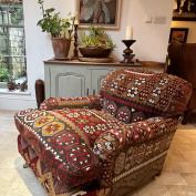 Istanbul Kilim Upholstered Lansdown Club Chair