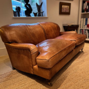 Vintage 2.5-Seater Leather Lansdown Sofa