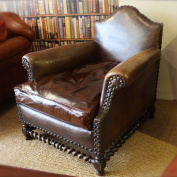 Early 20th Century Leather Armchair