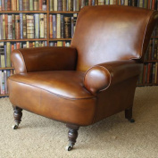 19th Century Leather Armchair