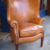 The Library Chair in Leather