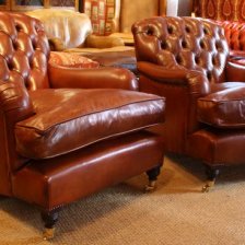 Oxford Study Chair in Leather