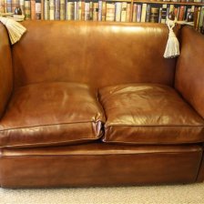 The Two-Seater Knole Sofa in Leather