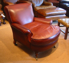 Victorian 'Howard' Style Leather Chair