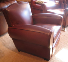 Leather Moustache Chair