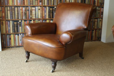 19th Century Leather Armchair