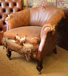 Arts & Crafts Leather Tub Chair